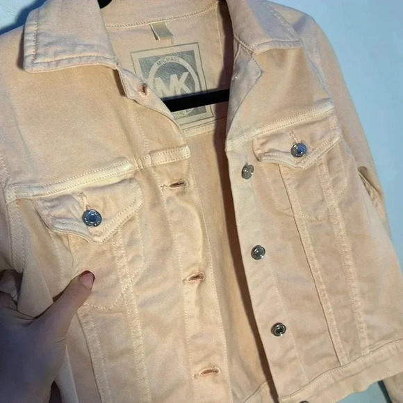 MK BUTTON DENIM JACKET - Picture 4 of 6